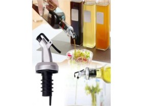 Resim Mediterian Gri Sızdırmaz Kapaklı Şişe Ucu, Yağdanlık Ustası için uygun, 1 Parça 