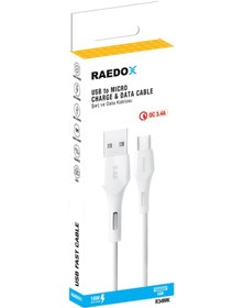 Resim Raedox Usb To Micro 18w 3.4a Hızlı Kablo 