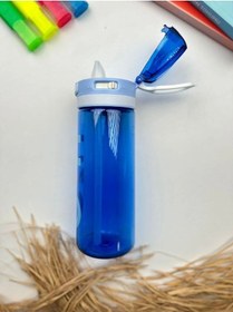 Resim H2o Polikarbon Matara 650 Ml Mavi Renk 