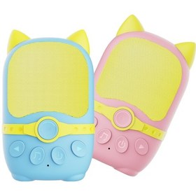 Resim Jeemson 4 Yaş+ Çocuklar İçin Müzikli İkili İletişim Cihazı Pembe+mavi - 500-1000m Mesafe, Bluetooth Hoparlör, 10 Saat Konuşma Süresi 