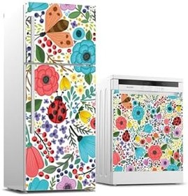 Resim Buzdolabı Ve Bulaşık Makinesi Takım Sticker 0245 