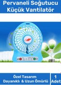 Resim Nightwatchers Premium Usb Şarjlı 3 Kademeli Sessiz Taşınabilir Mini Fan Pervaneli Soğutucu Küçük Vantilatör 