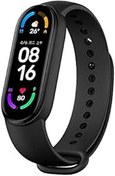 Resim Xiaomi Mi Band 6 akıllı saat, 3,9 cm (1,56 inç) AMOLED ekran, uyku izleme, egzersiz izleyici, Bluetooth, su geçirmez, küresel sürüm siyah 