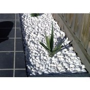 Resim Beyaz Dolomit Taş 25 Kg 1-2 Cm Dere Çakıl Taşı Bahçe Süs Taşı Saksı Teraryum Taşı 