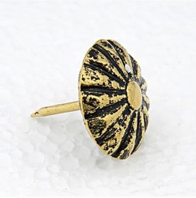 Resim - Papatya Desenli Eskitme Kabara / Raptiye 18 Mm 10 