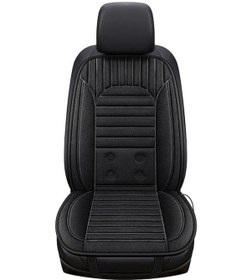 Resim Trendooze Siyah Pedi Koltuğu Koltuğu Kış Kapakları Isıtmalı Isıtma Isıtıcı G-4s Arkalıklı Araba Araba 12v - Cl 