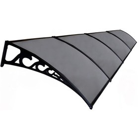 Resim Pratik Sundurma Kapı Pencere Üstü 100x480 Cm Antrasit Gri 