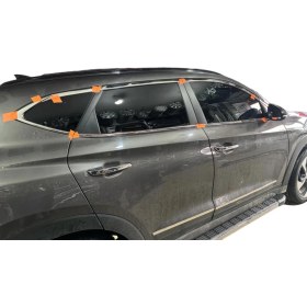 Resim Türkmen Hyundai Tucson 2015-2020 Arası 16 Parça Cam Çerçevesi 