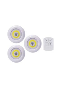 Resim Led Lamba 3'lü Uzaktan Kumandalı Yapışkanlı Diğer 