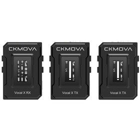 Resim Ckmova Vocal X V2 2.4 Ghz Dahili Mikrofonlu Telsiz Mikrofon Seti 