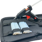 Resim DIY sanat 20W Elde Taşınabilir Yapıştırıcı Tabancası (100v/220v) Kiti, 20 Yapıştırıcı Çubuğu (7mm*10mm), 1 adet Yapıştırıcı Tabancası Özel Taşıma Çantası - Çift Voltaj, El Sanatları ve Tamiratlar için ideal, hobiler, el sanatları, ev 