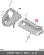 Resim Motor Üst Koruma Kapağı Peugeot 406 Ew10j4 2.0 0248.n7 
