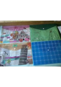 Resim Poşet Dosya Çıtçıtlı 10 Adet Desenli Resimli 