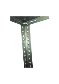 Resim Raf Burada 3 Katlı 5'li Galvaniz Çelik Raf - Depo, Arşiv, Kiler, Dosya, Market Rafı-31x75x100 cm- 0.70 mm 