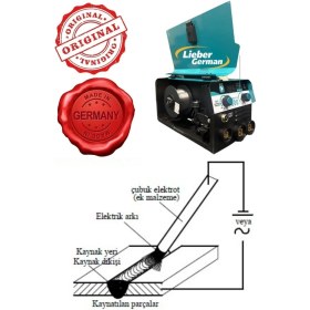 Resim Lieber German Teknoloji M300 Mig Tig Mma 3in1 300 Amper Invertör ve Gazsız Gazaltı Kaynak Makinesi 