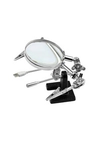 Resim Homyl Led Işık Büyüteç 5x Kaynak Rework Onarım Tutacağı 