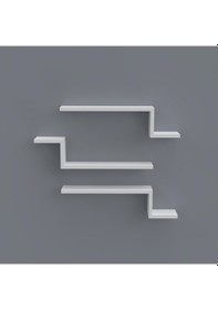 Resim Kenzlife kitaplık mediha 015*060*20*3 byz duvar rafı 