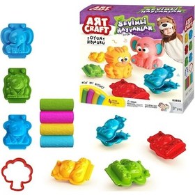 Resim 3d Hayvanlar Hamur Set 200 Gr Oyun Hamuru 