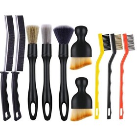 Resim Joyhub Oto Klima Çıkışı Fırçası Araç Detaylı Temizleme Seti 10'lu Xpz-436 Bir 