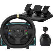 Resim Ps4 Ps3 Pc Xbox One/s/x Ns Uyumlu 1080• Oyuncu Direksiyon Seti Manuel Vites Titreşim 3 Pedallı 