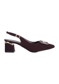 Resim Esracan 2805 5cm Slingback Kadın Topuklu Ayakkabı Taba 