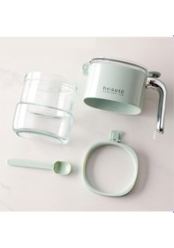 Resim Qerhome Kaşıklı 500ml Sağlıklı Kurşunsuz Camlı Nem Geçirmez Baharatlık Kavanoz Saklama Kabı Asorti Renk Karışık 