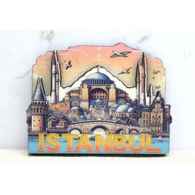 Resim Ahşap İstanbul Temalı Magnet Spr4364 