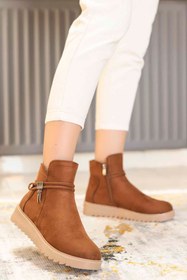 Resim Mamito Ayakkabı DM 1001 Fermuarlı Bot-TABA SÜET 