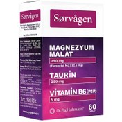 Resim Sorvagen Magnezyum Malat - Taurin ve Vitamin B6 60 Tablet 