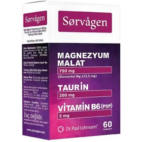 Resim Sorvagen Magnezyum Malat - Taurin ve Vitamin B6 60 Tablet 