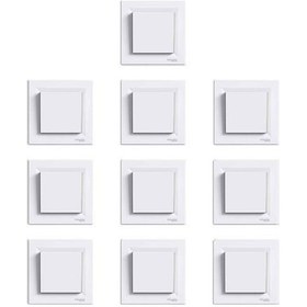 Resim Schneider Asfora Beyaz Anahtar 10'Lu Çerçeveli 