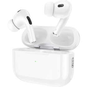 Resim hoco. EW63 Aktif Gürültü Engelleyici Özellikli Bluetooth 5.3 Kablosuz TWS Air-pods Kulaklık - Beyaz 