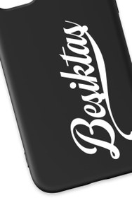Resim Beşiktaş El Yazılı Siyah Telefon Kılıfı - iPhone 11 
