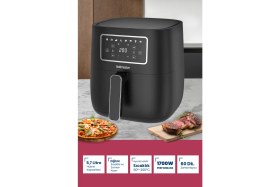 Resim Goldmaster Airblack 36 Parça Airfryer Sıcak Hava Fritöz Avantajlı Elektronik Evlilik Paketi Mutfak Çeyiz Seti 