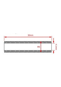Resim Koodmax 3d Yazıcı E3d V5 M6x30mm Teflonsuz Barel - 4.1mm E3d V5 Uyumlu 