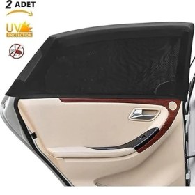 Resim Araba Yan Cam Güneşlik Oto Araç Yan Cam Perdesi Bebek Güneş Koruma Örtüsü Güneş Engelleyici(2 Adet) 