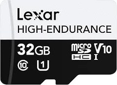 Resim Lexar High Endurance 32gb Micro SD 100MB V10 Hafıza Kartı 