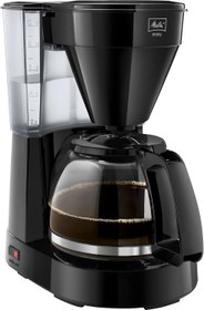 Resim Melitta Easy - Çıkarılabilir döner filtreli kahve makinesi, cam sürahi ve damlama durduruculu filtre kahve makinesi, 10 fincana kadar kahve için, siyah - Termos (2 sürahi) / Siyah 