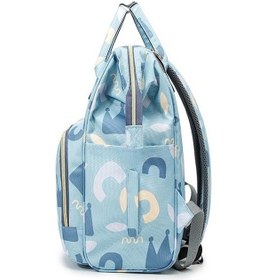Resim Novahub Sırt Mavi Kapasiteli Işlevli Geçirmez Dinosaurs Çok Çantası Çantası Çantası Büyük Bebek Bakım Anne Altın - Hr Altın 