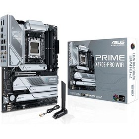 Resim Asus Prime X670E-Pro WIFI AMD X670 6400 MHz (OC) DDR5 Soket AM5 ATX Anakart 