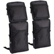 Resim Dashanshop 2 Adet Siyah Ayarlanabilir Kayışlı Atv Tank Çantası Dayanıklı Polyester Siyah 