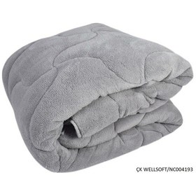 Resim Çift Kişilik Wellsoft Silikon Yorgan Gri 