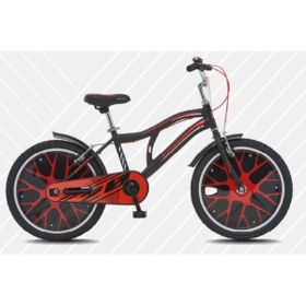 Resim Salcano Badboy 16 Jant Siyah-kırmızı Bisiklet Siyah - Kırmızı 