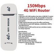 Resim 4g Kablosuz Lte Wifi Yönlendirici 4g Taşınabilir 150 Mbps Usb Modem Cep Hots Wifi Router 