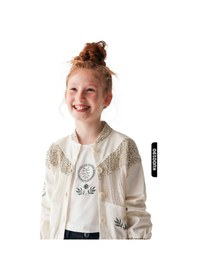 Resim Xo Kids Kız Çocuk Bluz 8-14 Yaş 36401 Ekru 