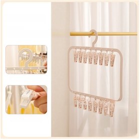 Resim Geeroyoo Ev İçin Çok Amaçlı Giyim & Çorap Kurutma Clip'i - 16 Tek Katlı Pudra Rengi - Dayanıklı Plastik Organize Aleti Diğer 