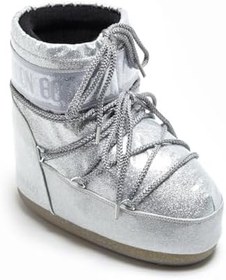 Resim Kadın Kar Botu 80D1409440-H001 Moon Boot Icon Low Glitter Silver 