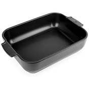 Resim Peugeot Appolia Dikdörtgen Fırın Kabı Satin Siyah 25 cm 