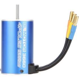 Resim Lemestar 3660 Tipi 2600kv 4 Kutup Ruhsuz Motor - Yüksek Tork, 90% Verimlilik, Alüminyum Kasa - 1/8 1/10 Rc Araba & Bot İçin 