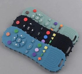 Resim Montessori Bebek Diş Kaşıyıcı Silikon Tek Parça Halka - Siyah 